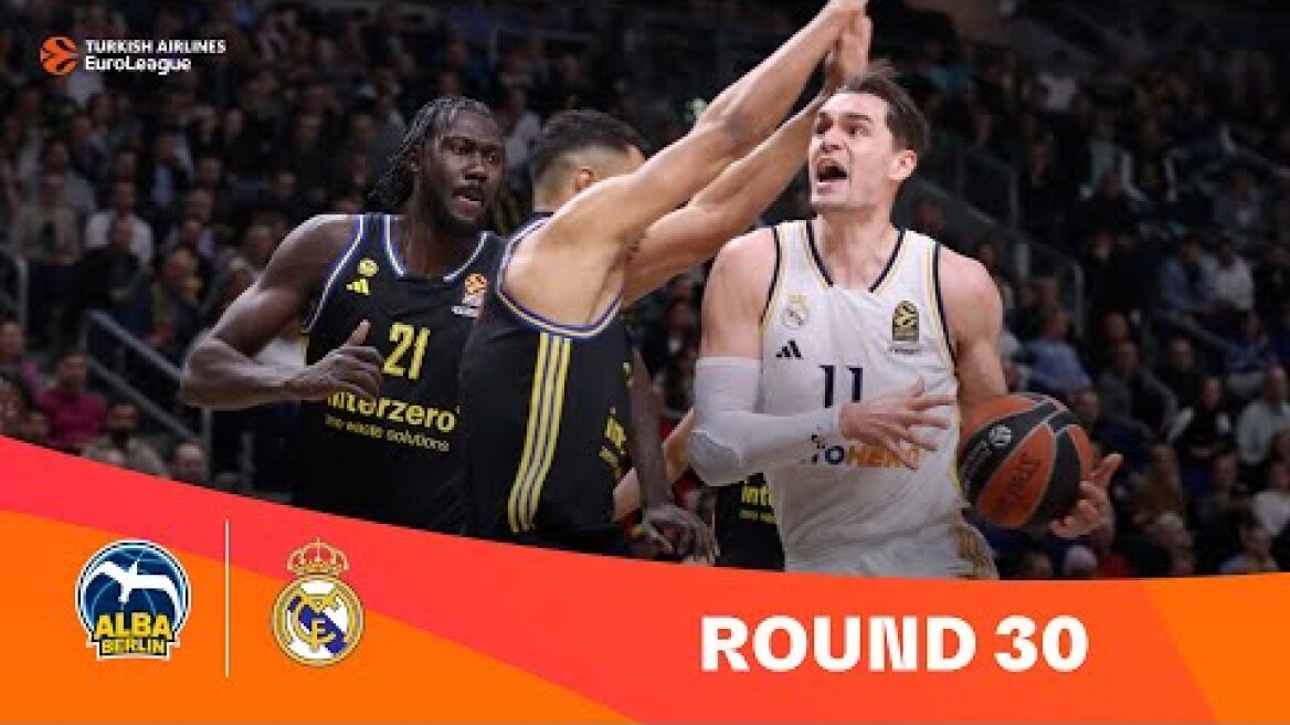 ALBA Berlin-Real Madrid | Round 30 Highlights | 2023-24 Turkish Airlines EuroLeague