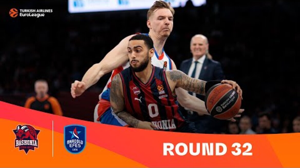 Baskonia-Efes| Round 32 Highlights | 2023-24 Turkish Airlines EuroLeague