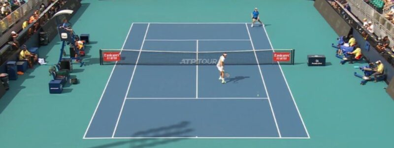 Miami Open: Τα στιγμιότυπα της ήττας του Τσιτσιπά από τον Σαποβάλοφ