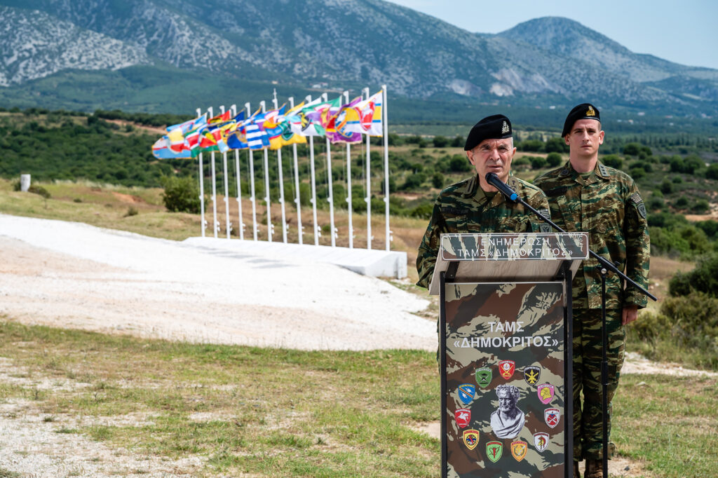 Ημέρα Διακεκριμένων Επισκεπτών της TAMΣ «ΔΗΜΟΚΡΙΤΟΣ 2024» παρουσία του υφυπ. Άμυνας Γ. Κεφαλογιάννη – Φωτογραφίες