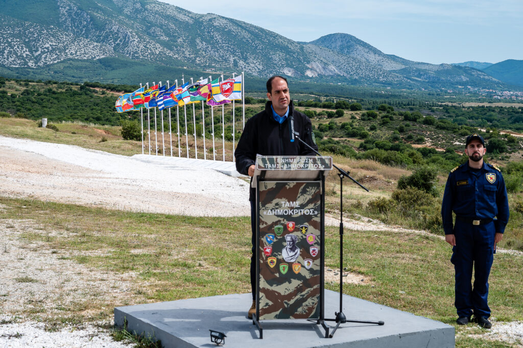 Ημέρα Διακεκριμένων Επισκεπτών της TAMΣ «ΔΗΜΟΚΡΙΤΟΣ 2024» παρουσία του υφυπ. Άμυνας Γ. Κεφαλογιάννη – Φωτογραφίες