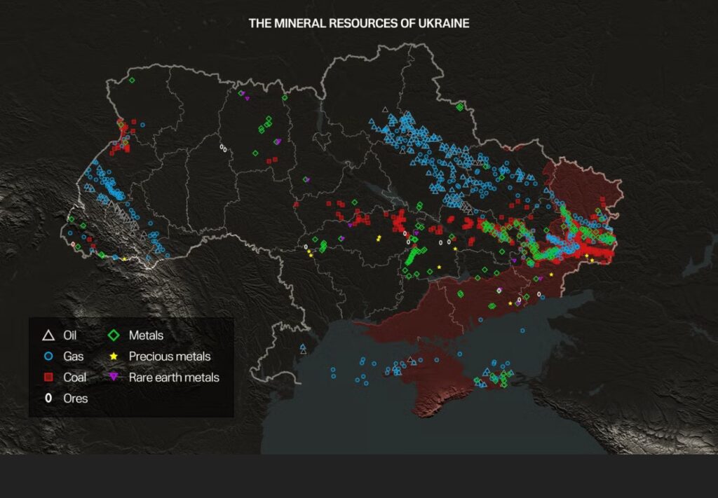 Γιατί ο Τραμπ θέλει τα ορυκτά της Ουκρανίας – Χάρτης με τις σπάνιες γαίες της χώρας