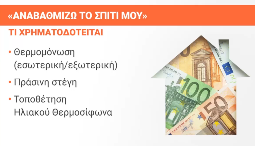 Ποιες οι διαφορές του «Αναβαθμίζω το Σπίτι μου» και του «Εξοικονομώ» – Aπό 3 έως 7 χρόνια η αποπληρωμή (κάρτες)