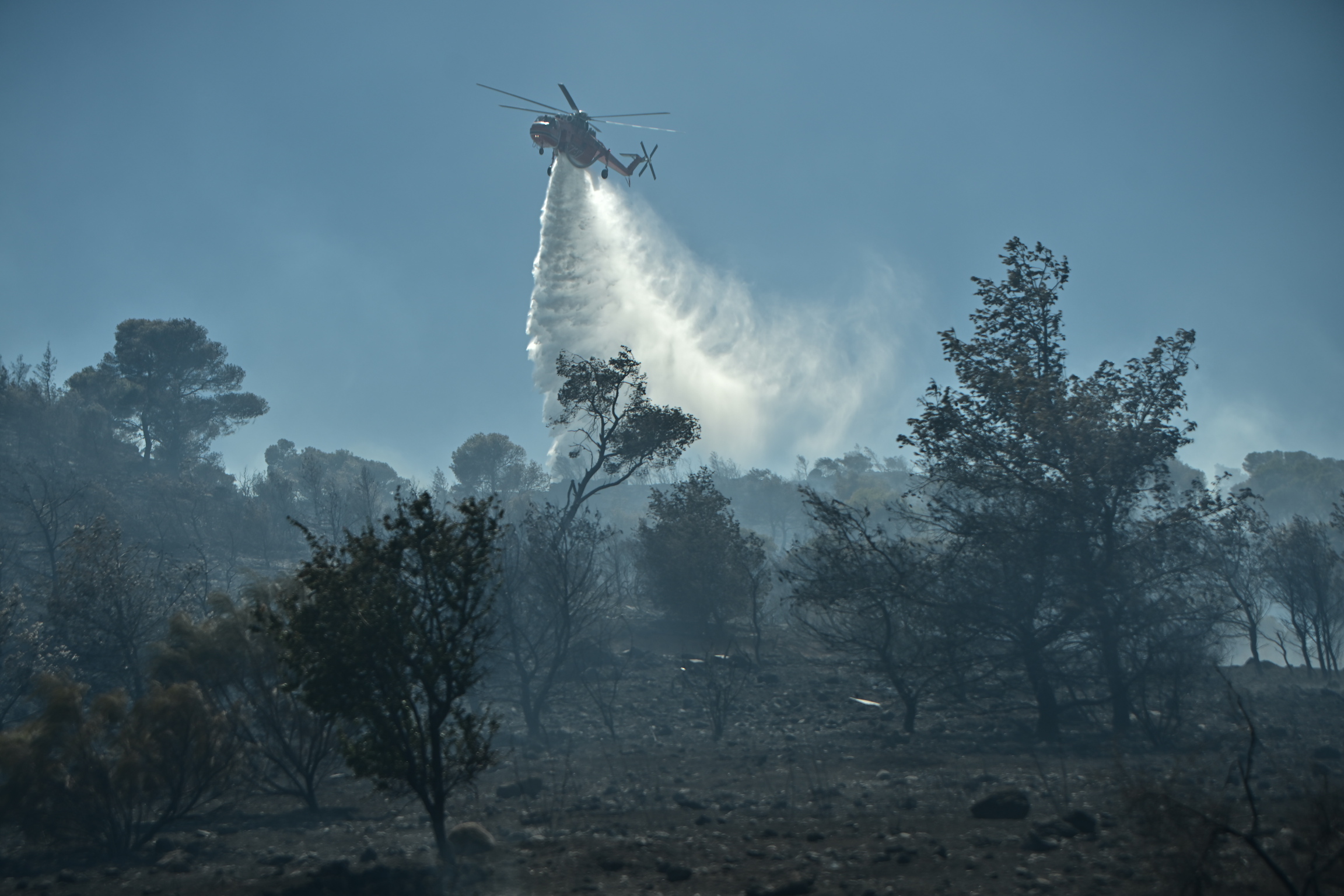 Φωτιά τώρα: Εικόνες καταστροφής, μέσα σε σπίτια οι φλόγες (photos)