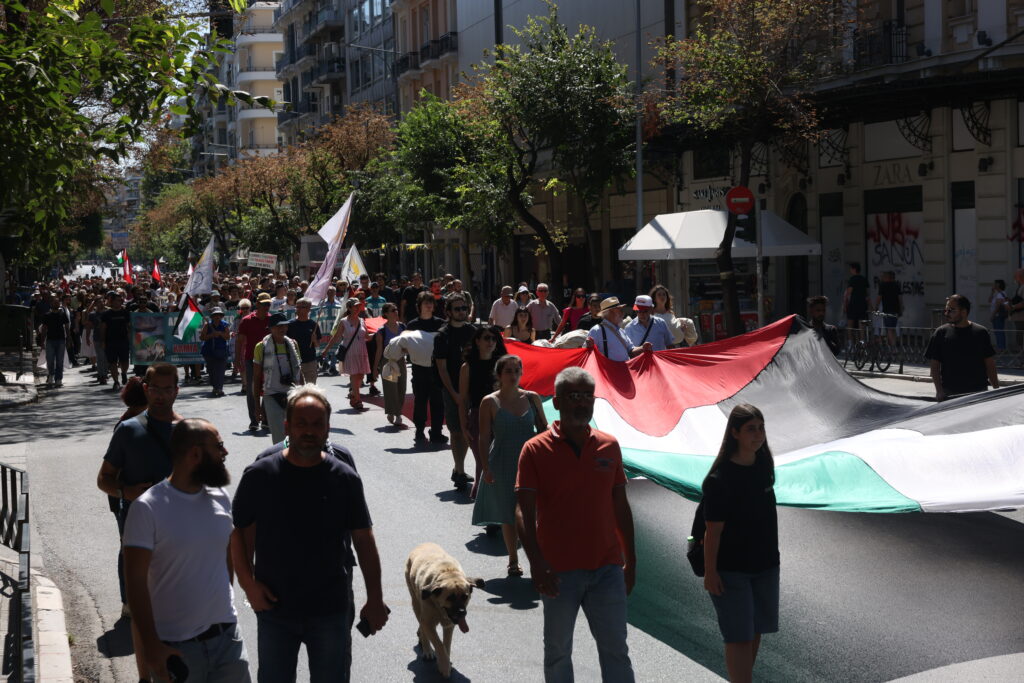 Κινητοποιήσεις σε όλη την Ελλάδα με μήνυμα συμπαράστασης στη Γάζα
