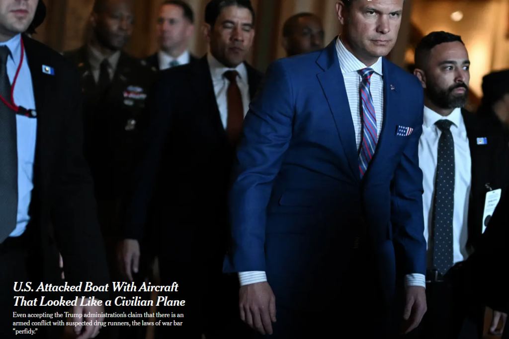 ΝΥΤ: Οι ΗΠΑ χρησιμοποίησαν αεροσκάφος με πολιτική εμφάνιση στο πρώτο πλήγμα εναντίον φερόμενων ως διακινητών ναρκωτικών 