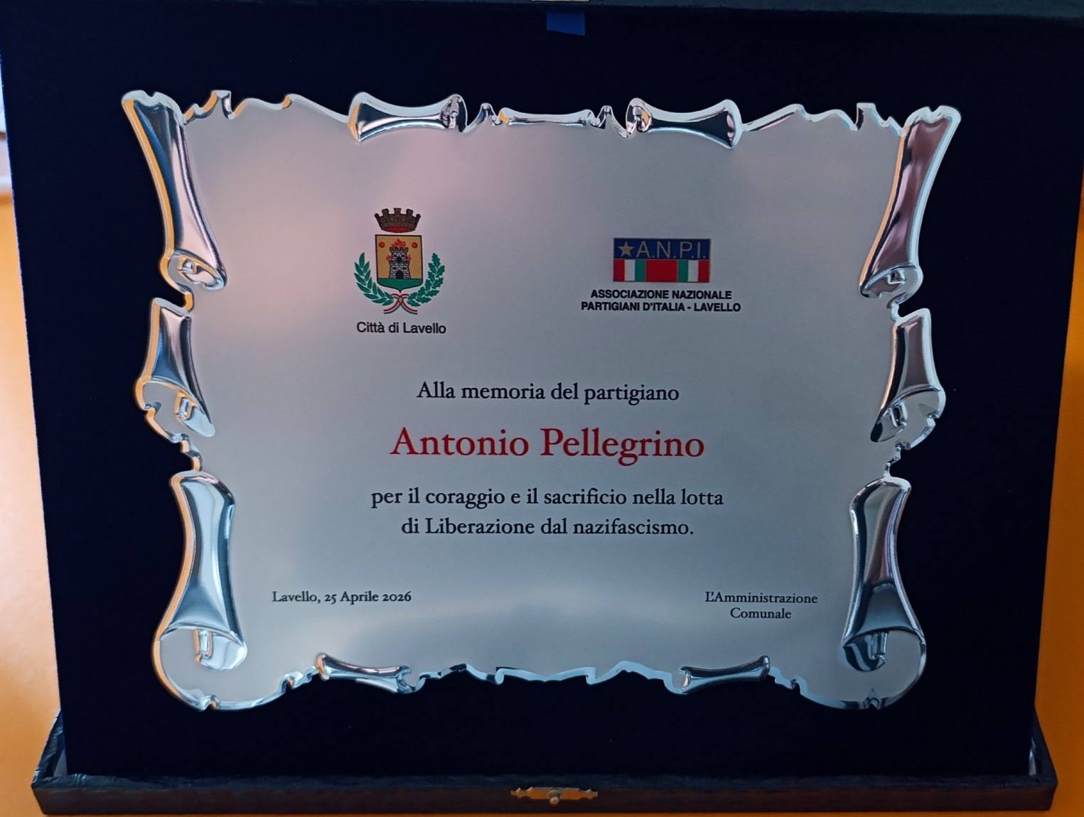 Τιμήθηκε στην Ιταλία η μνήμη του Αntonio Pellegrino εκτελεσμένου στο Μπλόκο της Καλογρέζας – Ανακηρύχθηκε εθνικός ήρωας