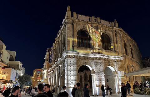 Το Ηράκλειο γιορτάζει την κατάκτηση του Κυπέλλου Ελλάδας από τον ΟΦΗ