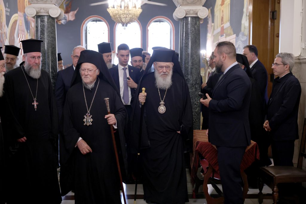 Ο Δήμος Αθηναίων τίμησε τον Οικουμενικό Πατριάρχη Βαρθολομαίο 