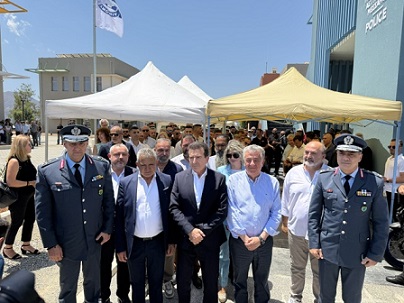 Παρουσία του Υπουργού Προστασίας του Πολίτη Μιχάλη Χρυσοχοΐδη τελέστηκαν τα εγκαίνια της Αστυνομικής Υποδιεύθυνσης Μεσαράς – εικόνες